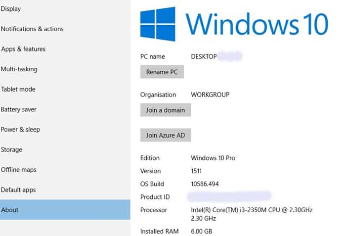 Windows 10 1511 iso download
